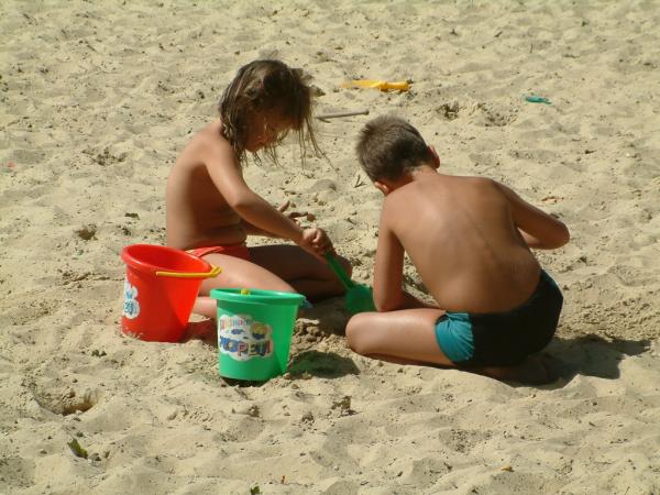 Császtai strand - homokozó
